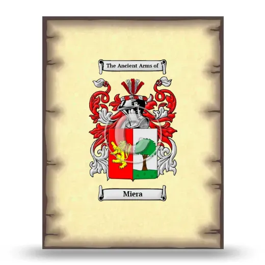Miera Coat of Arms Print