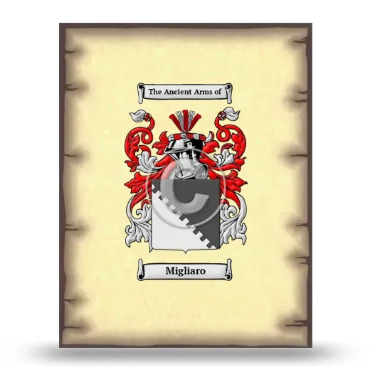 Migliaro Coat of Arms Print