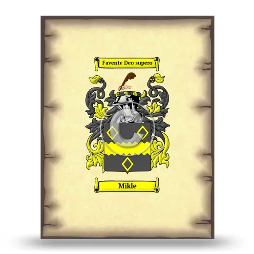 Mikle Coat of Arms Print
