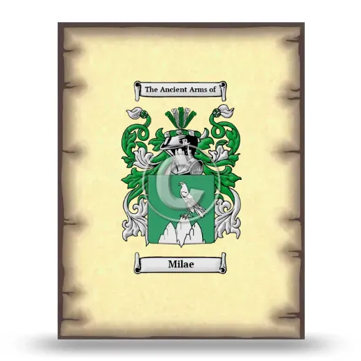 Milae Coat of Arms Print