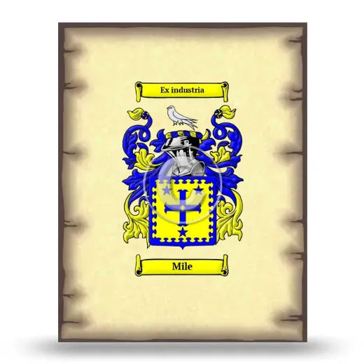 Mile Coat of Arms Print