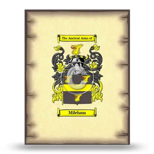Mileham Coat of Arms Print