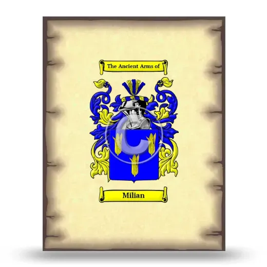 Milian Coat of Arms Print