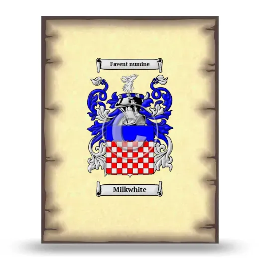 Milkwhite Coat of Arms Print