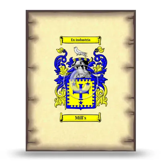 Mill's Coat of Arms Print