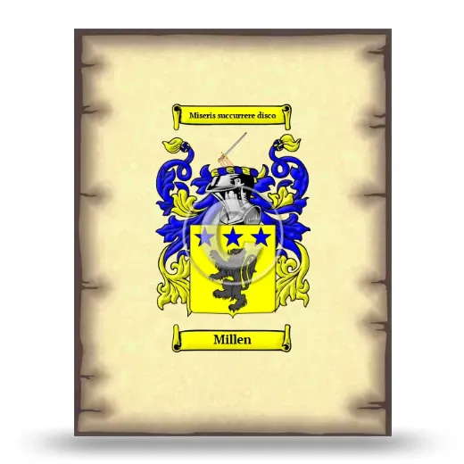 Millen Coat of Arms Print