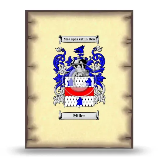 Miller Coat of Arms Print