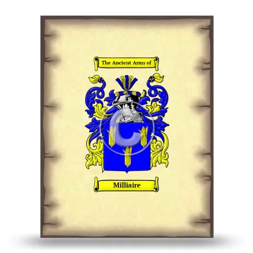 Milliaire Coat of Arms Print