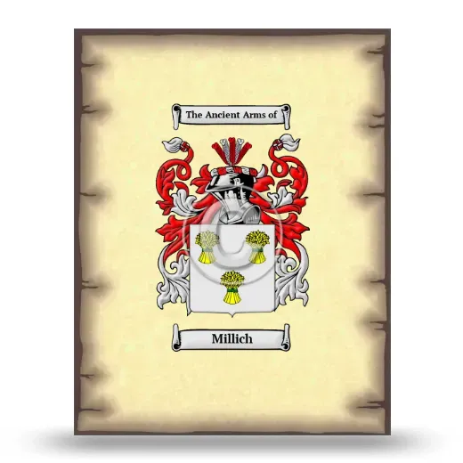 Millich Coat of Arms Print