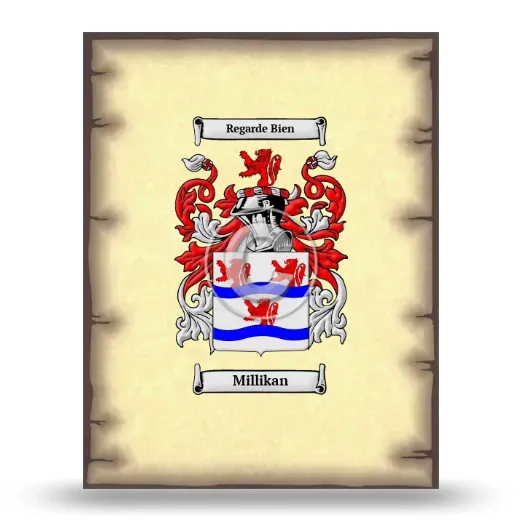 Millikan Coat of Arms Print