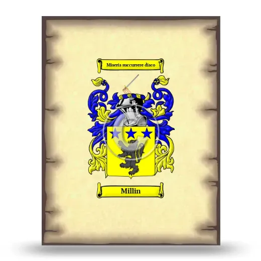 Millin Coat of Arms Print