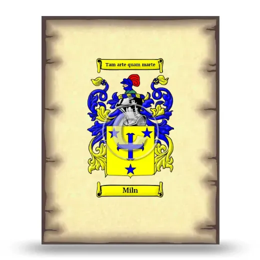 Miln Coat of Arms Print