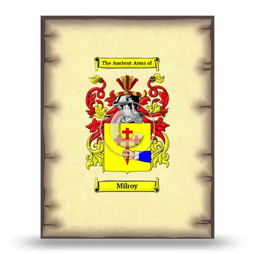 Milroy Coat of Arms Print