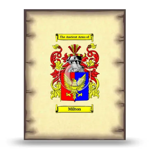 Milton Coat of Arms Print