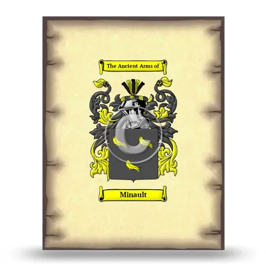 Minault Coat of Arms Print