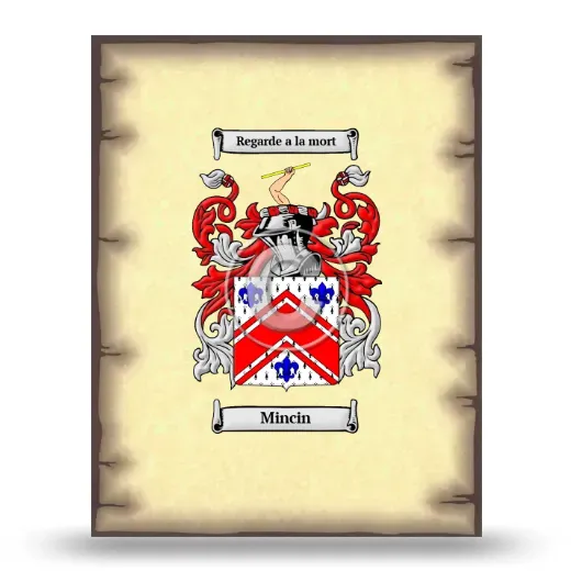 Mincin Coat of Arms Print