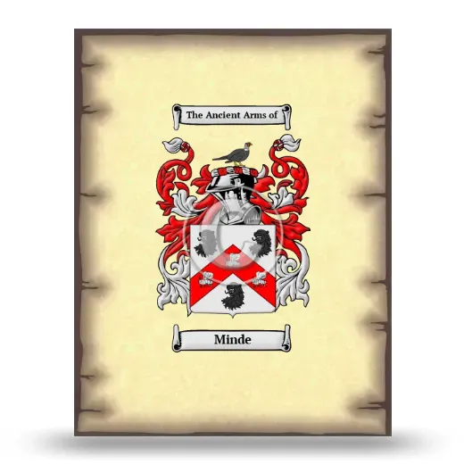 Minde Coat of Arms Print