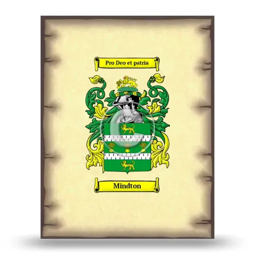Mindton Coat of Arms Print