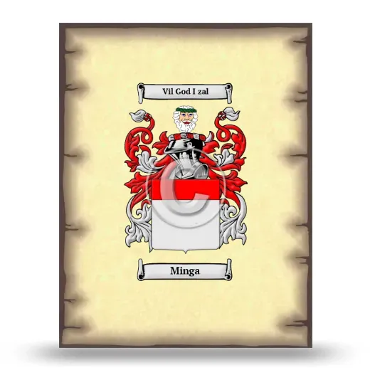 Minga Coat of Arms Print