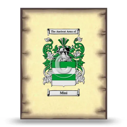 Mini Coat of Arms Print