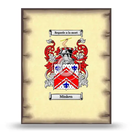 Minken Coat of Arms Print