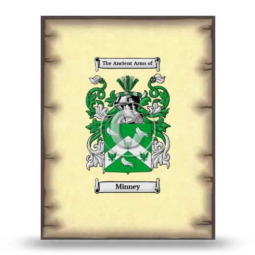 Minney Coat of Arms Print