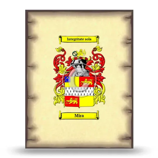 Mira Coat of Arms Print