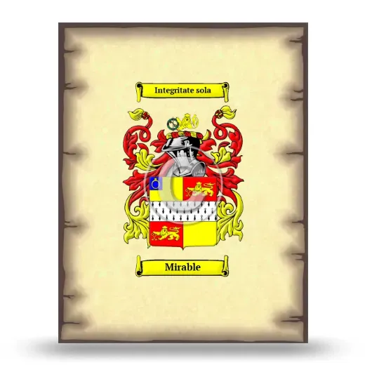 Mirable Coat of Arms Print