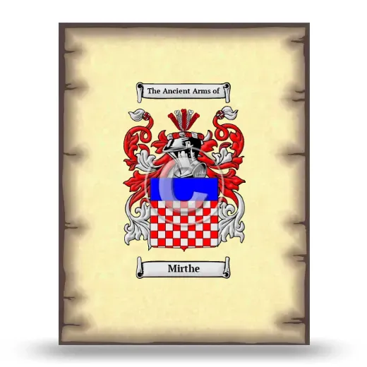 Mirthe Coat of Arms Print