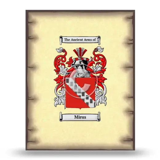 Mirus Coat of Arms Print