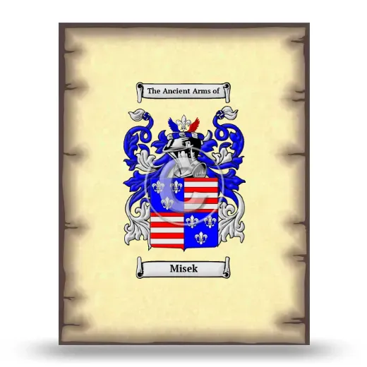 Misek Coat of Arms Print