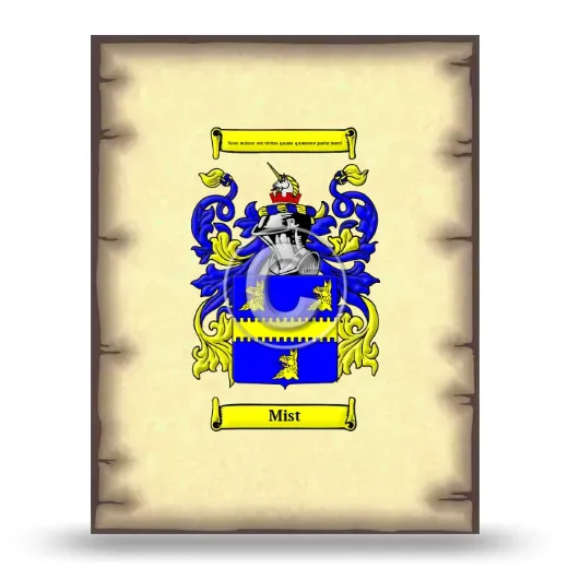 Mist Coat of Arms Print