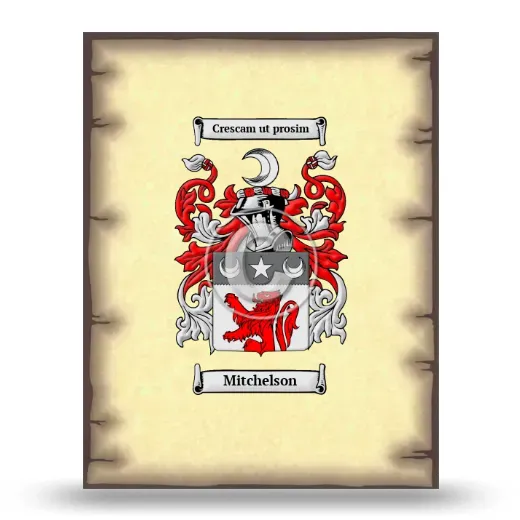 Mitchelson Coat of Arms Print