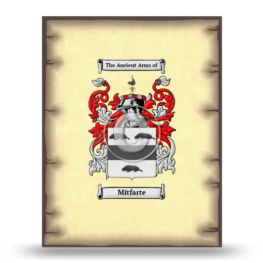 Mitfarte Coat of Arms Print