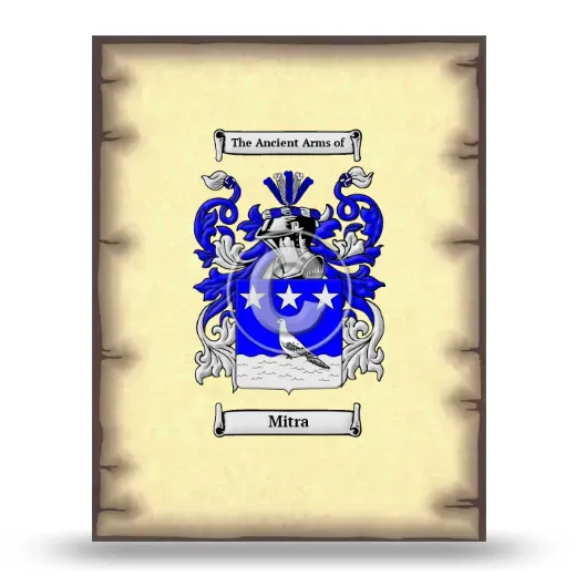 Mitra Coat of Arms Print