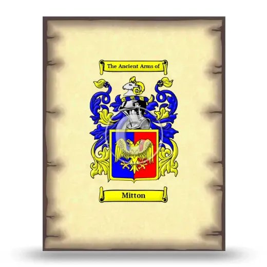 Mitton Coat of Arms Print