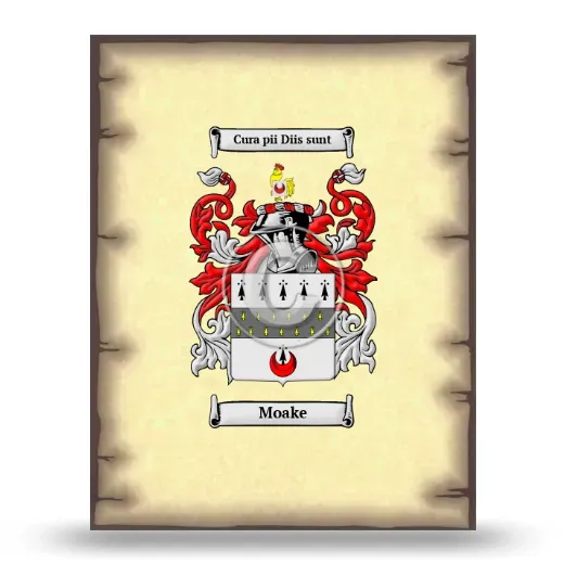Moake Coat of Arms Print