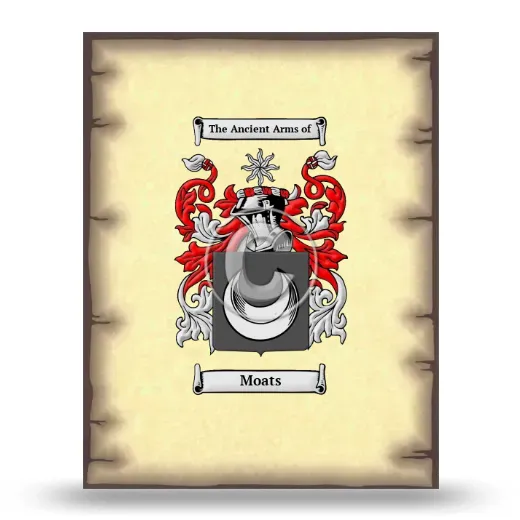 Moats Coat of Arms Print