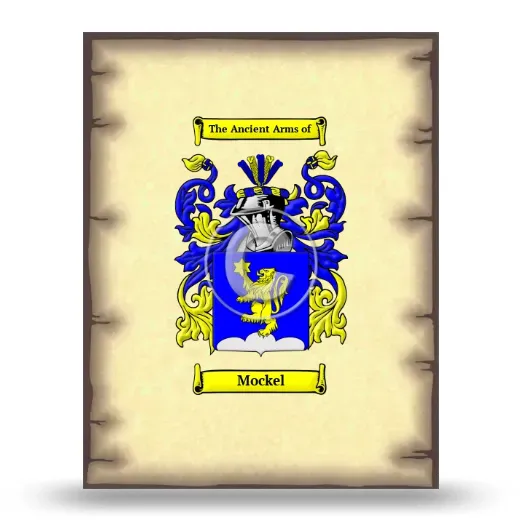 Mockel Coat of Arms Print