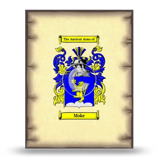 Moke Coat of Arms Print