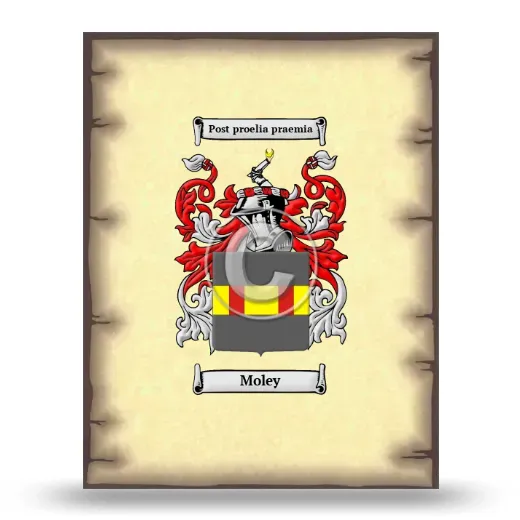 Moley Coat of Arms Print