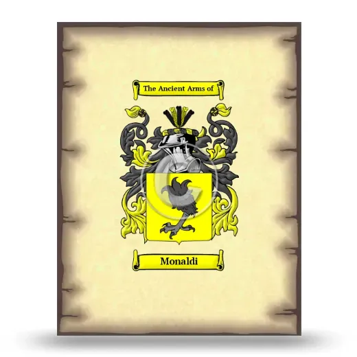 Monaldi Coat of Arms Print