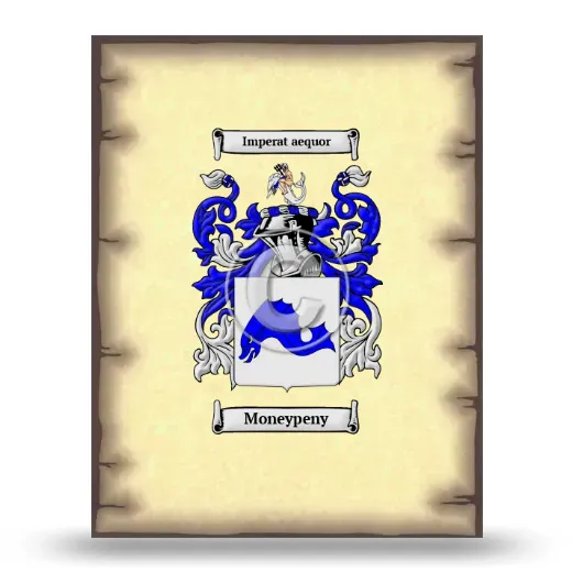 Moneypeny Coat of Arms Print