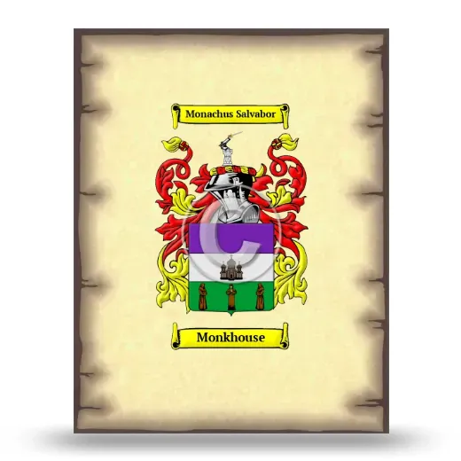 Monkhouse Coat of Arms Print