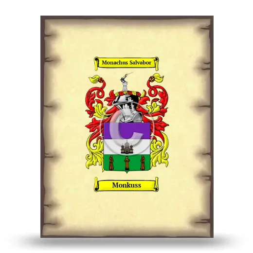 Monkuss Coat of Arms Print