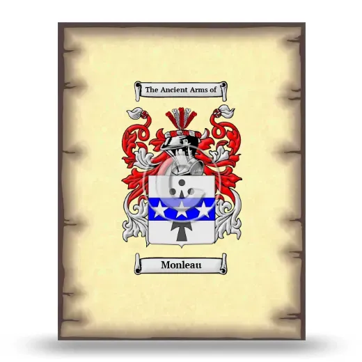 Monleau Coat of Arms Print