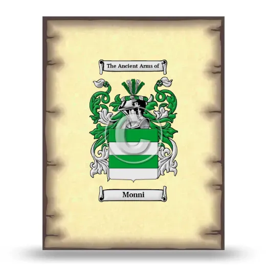 Monni Coat of Arms Print