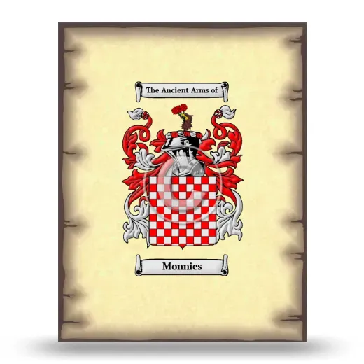 Monnies Coat of Arms Print