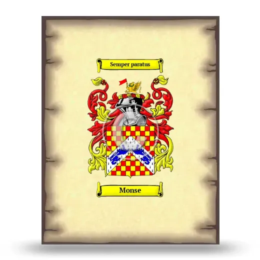 Monse Coat of Arms Print