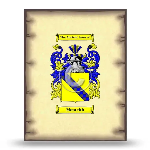 Monteith Coat of Arms Print